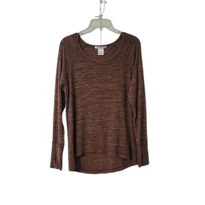 K. Jordan    Women's S    Long Sleeve   Tunic/Top    Brown